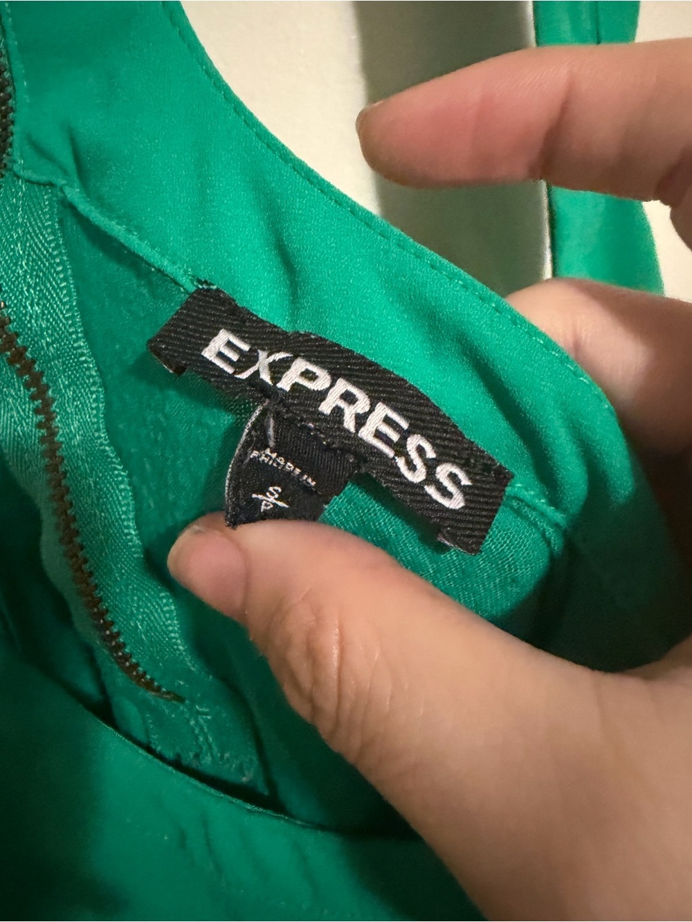 Express Teal Racerback Tank Top - Picture 3 of 3